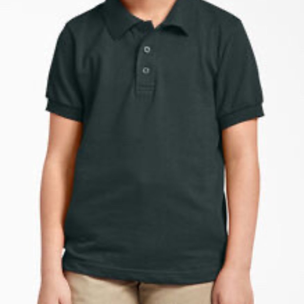 Dickies Brand School Wear Polo ,  colors hunter green